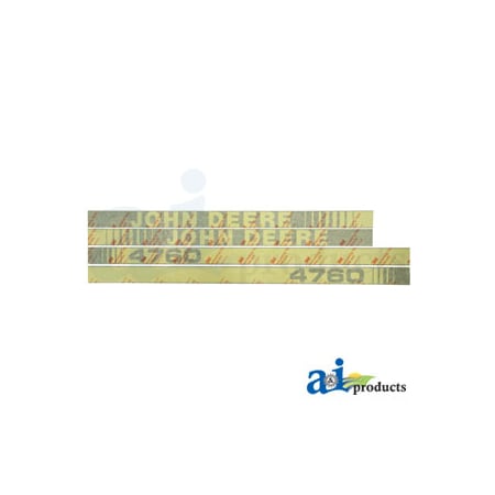 A & I Products Hood Decal 4" x3" x2" A-JD4760